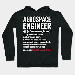 Aerospace Engineer Definition Funny Hoodie